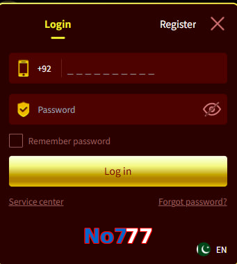 No777 login preview